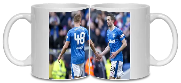 Rangers Football Club: Murphy's Euphoric Moment - Goal Celebration vs Hearts at Ibrox (Scottish Premiership)