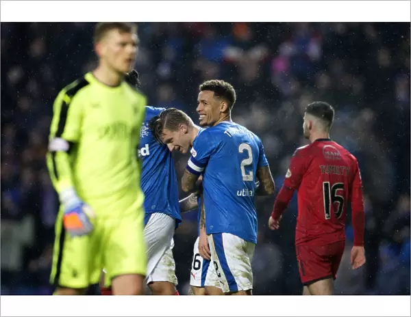 Rangers Triumph: Jason Cummings Hat-trick in Scottish Cup Quarterfinal vs Falkirk at Ibrox