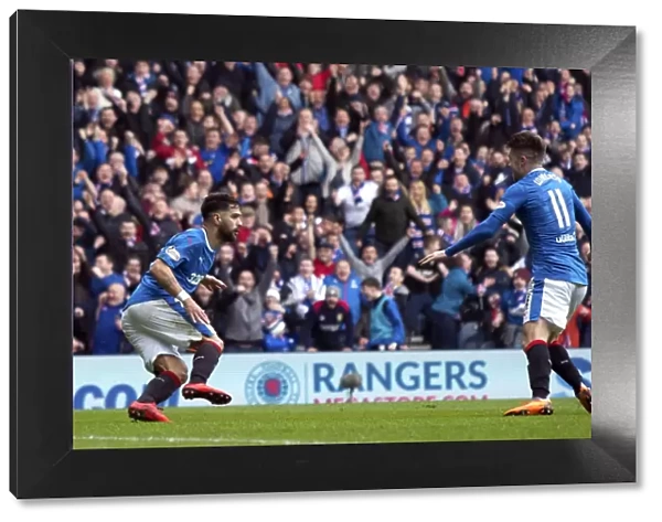Thrilling Moment: Daniel Candeias Scores Stunner for Rangers vs Celtic at Ibrox Stadium