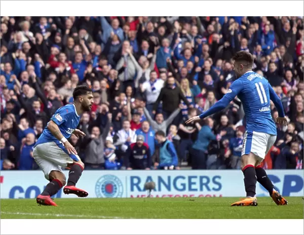 Thrilling Moment: Daniel Candeias Scores Stunner for Rangers vs Celtic at Ibrox Stadium