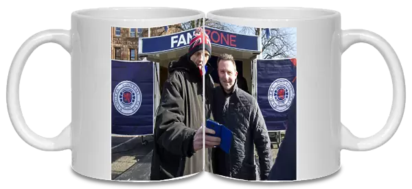 Former Rangers Star Gary McSwegan Revisits Ibrox: Pre-Match Fan Zone Reunion