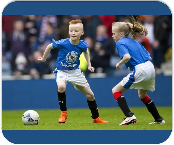 Rangers Soccer School: Thrilling Half-Time Entertainment at Ibrox Stadium (Ladbrokes Premiership: Rangers vs Dundee)