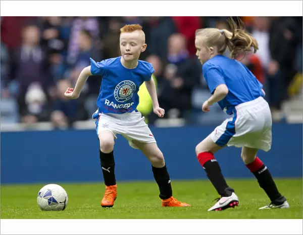 Rangers Soccer School: Thrilling Half-Time Entertainment at Ibrox Stadium (Ladbrokes Premiership: Rangers vs Dundee)