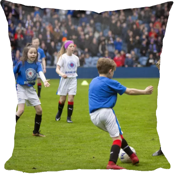 Halftime Entertainment: Thrilling Kid Performances at Rangers Football Club's Ibrox Stadium