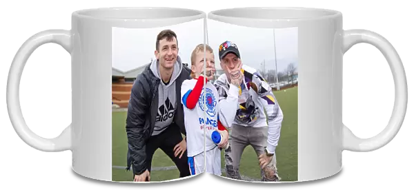 Rangers Football Club's Jason Holt and Jason Cummings Inspire Young Soccer Stars at Easter Camp, Ibrox Complex (Scottish Cup Winners 2003)