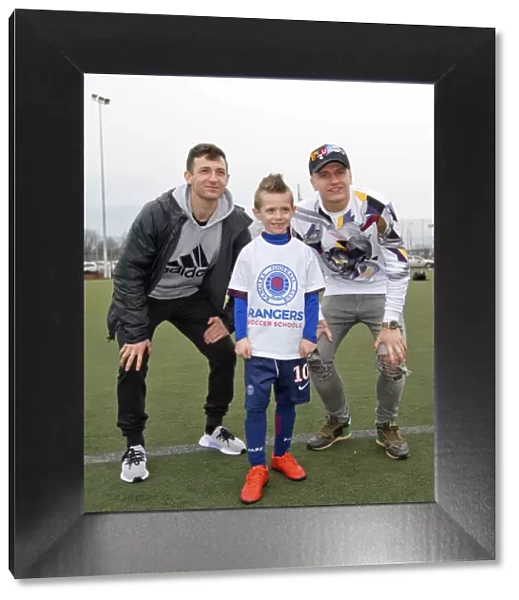 Jason Holt and Jason Cummings Inspire Young Soccer Stars at Ibrox Easter Soccer Schools: Rangers Football Club Legends