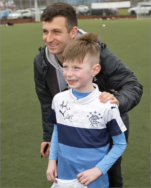 Rangers Football Club: Jason Holt and Jason Cummings Ignite Soccer Passion at Easter Camp, Ibrox Complex (Scottish Cup Champions 2003)