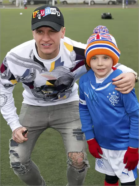 Rangers Football Club: Jason Holt and Jason Cummings Engage Young Soccer Stars at Easter Camp, Ibrox Complex