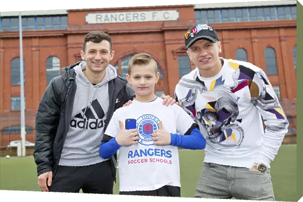 Rangers Football Club: Jason Holt and Jason Cummings Inspire Young Soccer Stars at Easter Camp (2003 Scottish Cup Champions)