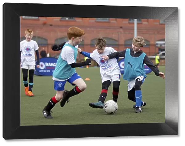 Rangers Football Club: Jason Holt and Jason Cummings Spark Soccer Passion at Easter Camp, Ibrox Complex (Scottish Cup Champions 2003)