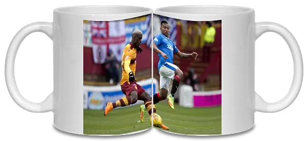 Intense Rivalry: Morelos vs Kipre Clash - Rangers vs Motherwell in Scottish Premiership