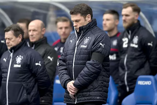 Graeme Murty Honors Ray Wilkins: A Moment of Silence at Ibrox (Scottish Cup Winning Squad, 2003)