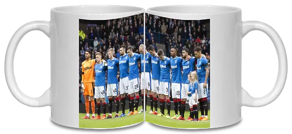 Rangers Football Club: Minutes Silence for Ray Wilkins at Ibrox Stadium (Scottish Cup Winning Squad, 2003)