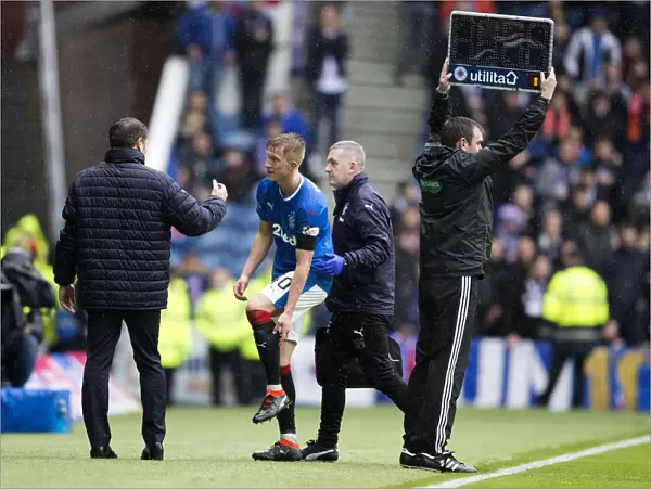 Rangers: McCrorie Substituted in Ladbrokes Premiership Match at Ibrox Stadium