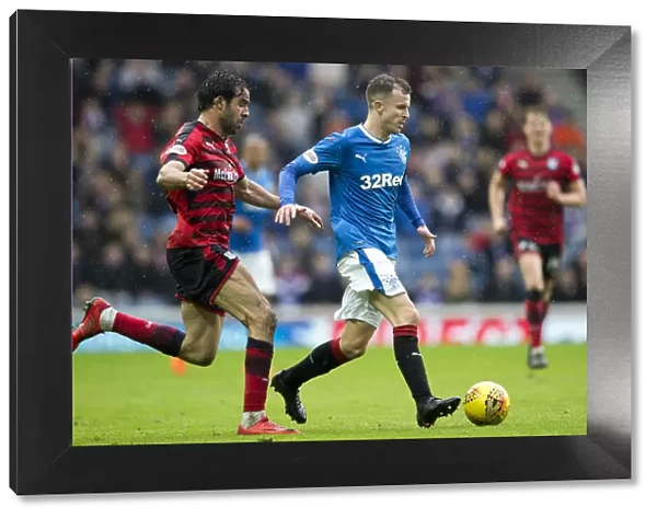 Rangers Andy Halliday in Action: Rangers vs Dundee, Ladbrokes Premiership, Ibrox Stadium