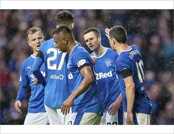 Rangers FC: Jamie Murphy's Euphoric Goal Celebration vs Dundee - Ladbrokes Premiership, Ibrox Stadium