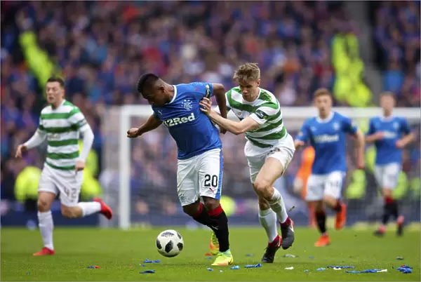Clash at the Scottish Cup Semi-Final: Morelos vs Ajer - A Rivalry Renewed