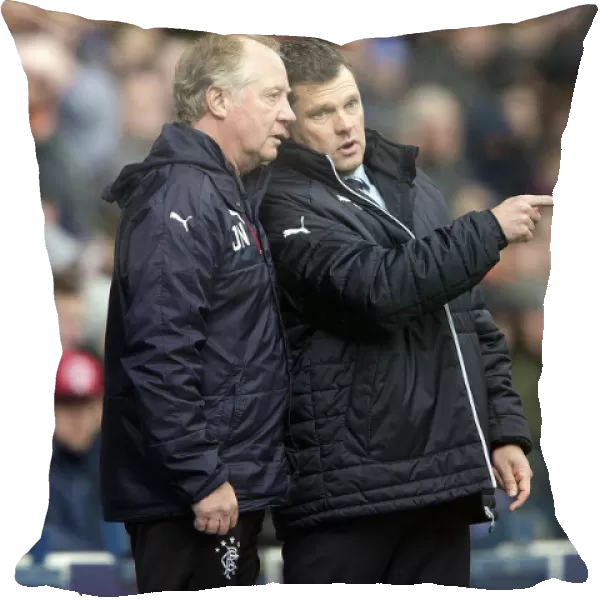 Rangers FC: Murty and Nicholl Strategize at Ibrox Stadium - Ladbrokes Premiership Match