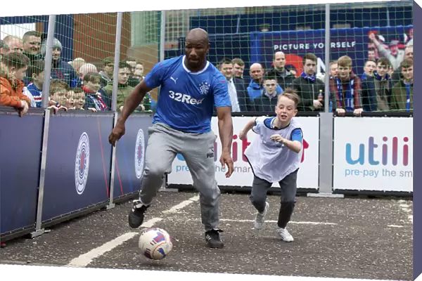 Rangers Football Legends: Alex Rae, Bobby Russell, and Marvin Andrews Reunite at Ibrox Stadium