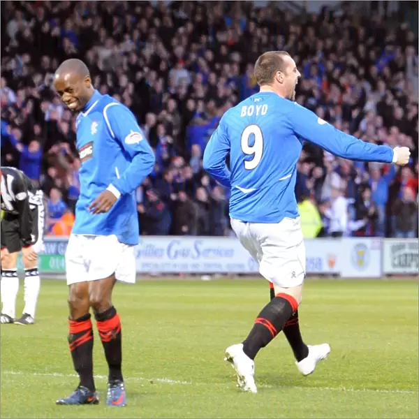 Rangers Kris Boyd: Rejoicing in the Opening Goal Against St. Mirren (1-2)