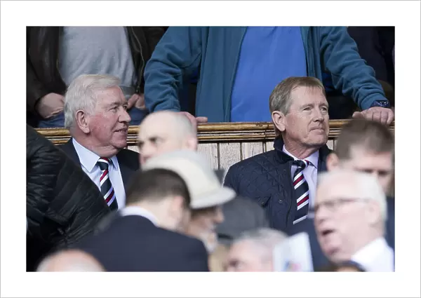 Rangers Legends Greig and King: A Special Reunion at Ibrox Stadium during Rangers vs Kilmarnock