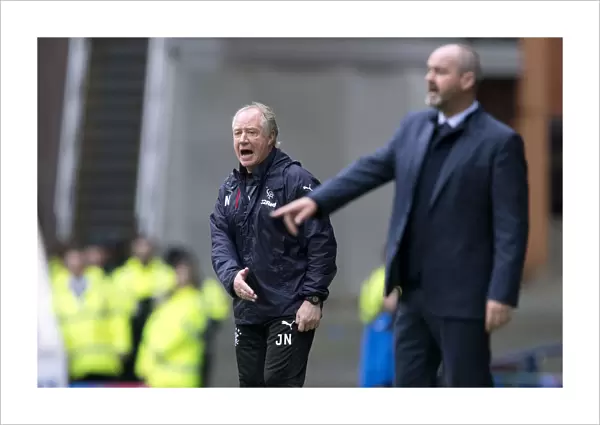 Jimmy Nicholl: Rangers Caretaker Manager at Ibrox Stadium Leading the 2003 Scottish Cup Winning Team Against Kilmarnock