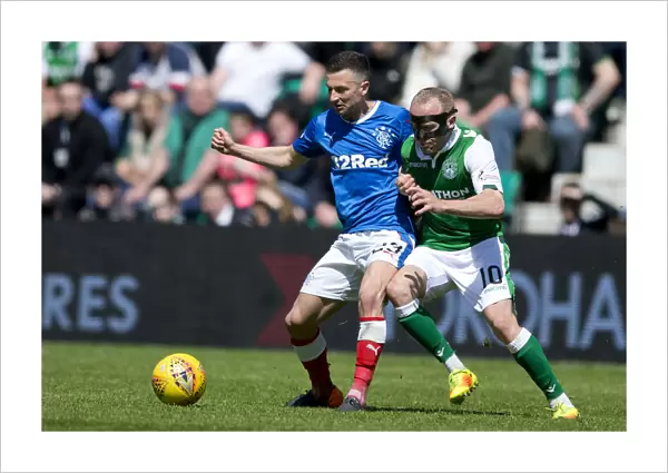 Rangers vs Hibernian: Holt vs McGeouch - Intense Rivalry in the Ladbrokes Premiership at Easter Road