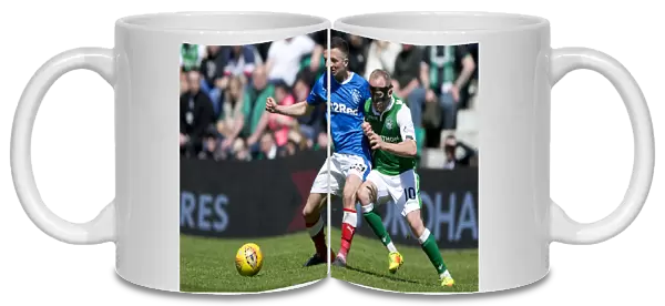 Rangers vs Hibernian: Holt vs McGeouch - Intense Rivalry in the Ladbrokes Premiership at Easter Road