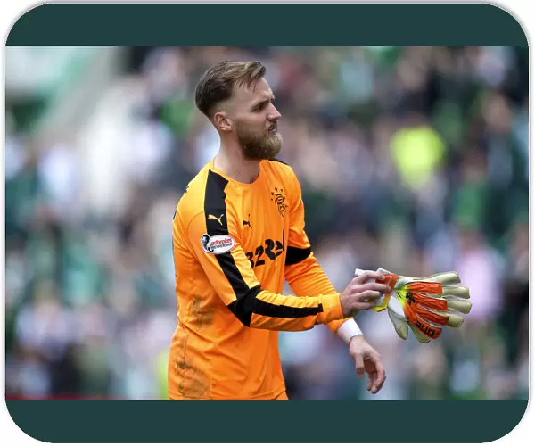 Rangers Jak Alnwick Embraces Fans with Gloves Up: A Heartwarming Moment at Easter Road