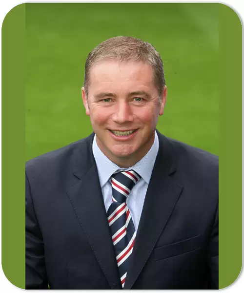 Rangers Football Club: 2008-2009 First Team - Ally McCoist and Squad at Ibrox