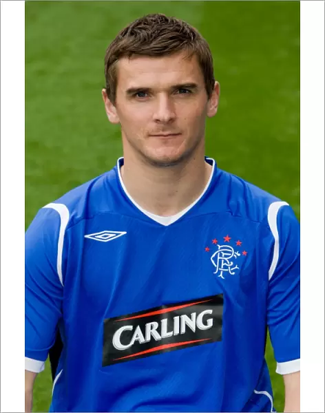 Rangers Football Club: 2008-2009 First Team - Lee McCulloch and Squad at Ibrox