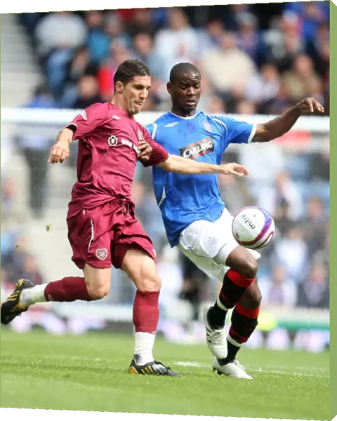 Maurice Edu's Determined Challenge: Rangers 2-0 Hearts (Clydesdale Bank Premier League)