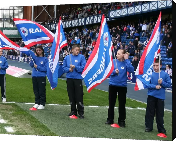 Rangers Football Club's Triumphant Guard of Honor: 2-0 Victory over Heart of Midlothian at Ibrox