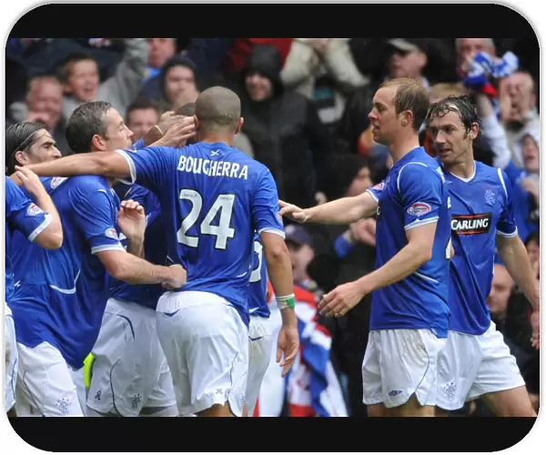 Rangers Football Club: Celebrating a Hard-Fought 1-0 Victory Over Celtic with Steven Davis and Team