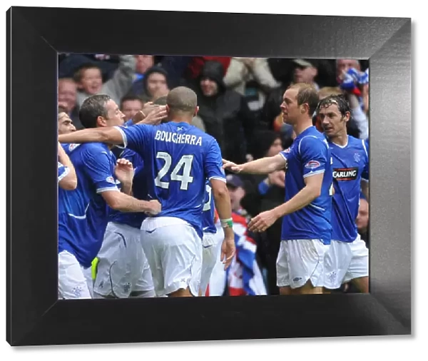 Rangers Football Club: Celebrating a Hard-Fought 1-0 Victory Over Celtic with Steven Davis and Team
