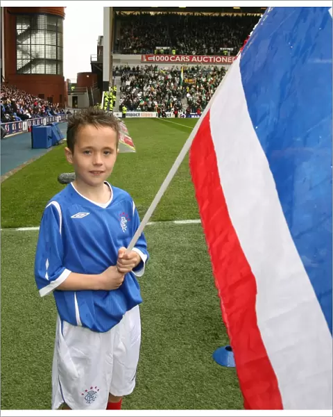 Rangers Flag Bearers Triumph: Celebrating Historic 1-0 Victory over Celtic at Ibrox