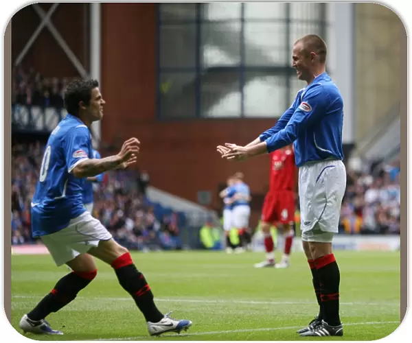 Rangers Unforgettable Victory: Miller and Novo's Euphoric Own Goal Celebration (2-1)