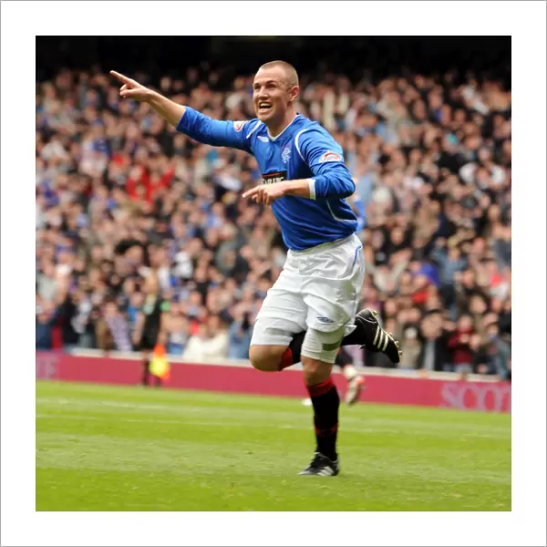 Rangers Dramatic Victory: Kenny Miller Scores the Winner Against Aberdeen at Ibrox (Clydesdale Premier League)