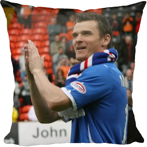 Rangers Football Club: Lee McCulloch's Euphoric Moment - Clinchning the 2008-09 Championship Title at Tannadice Against Dundee United