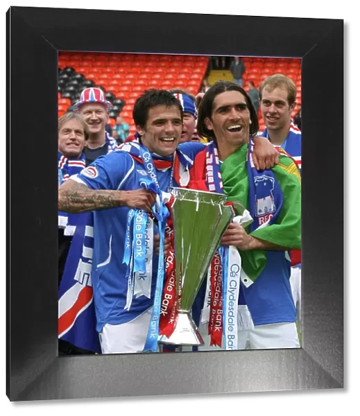 Rangers: 2008-09 Champions - Novo and Mendes Triumphant League Decider Victory at Tannadice