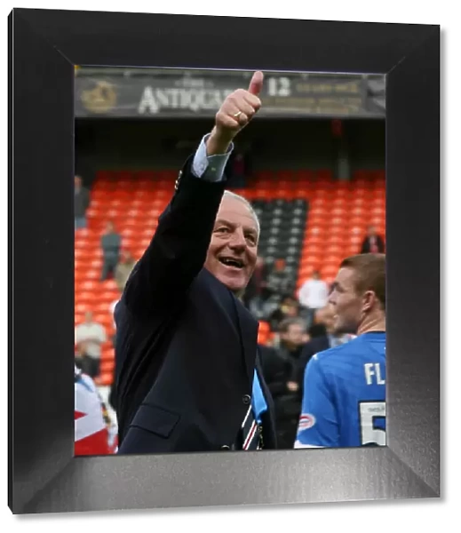 Decisive Title Triumph: Walter Smith's Rangers Celebrate League Victory at Tannadice (Dundee United vs Rangers, 2008-09)