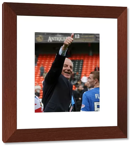 Decisive Title Triumph: Walter Smith's Rangers Celebrate League Victory at Tannadice (Dundee United vs Rangers, 2008-09)