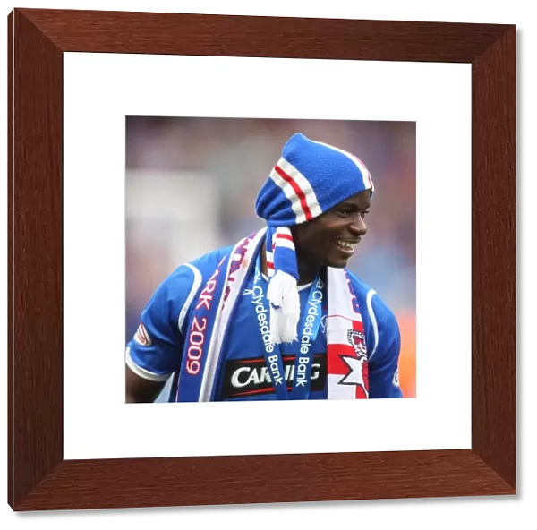 Maurice Edu's Euphoric Moment: Rangers Clinch Championship Title at Tannadice Against Dundee United (2008-09)