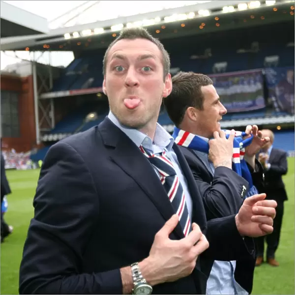 Rangers Football Club: Allan McGregor's Euphoric League Title Win Against Dundee United (Clydesdale Bank Premier League Champions 2008-09)