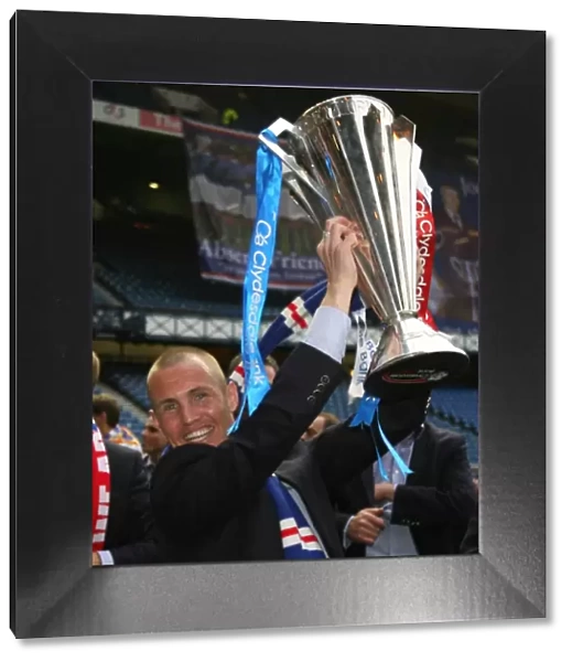 Rangers Football Club: Kenny Miller's Euphoric Title-Winning Moment vs. Dundee United (2008-09 Clydesdale Bank Premier League Champions)