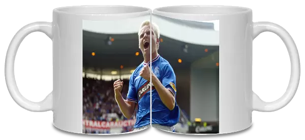 Naismith's Thrilling Goal: Rangers FC Triumphs Over Falkirk in Scottish Premier League at Ibrox Stadium