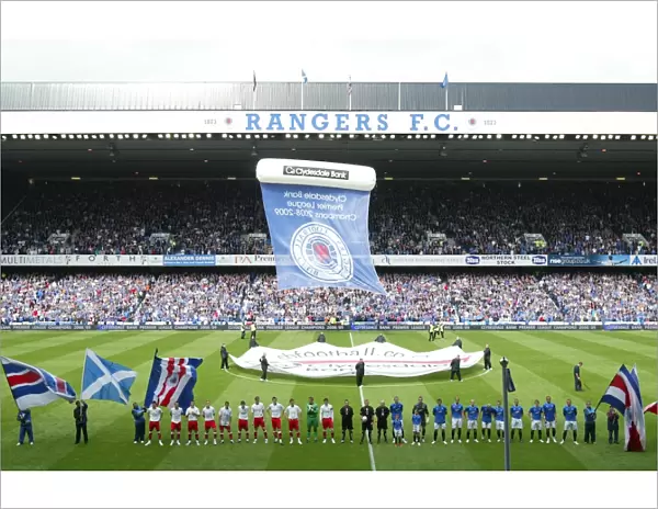 Sir David Murray Unveils Rangers Championship Flag at Ibrox: Rangers 1-0 Falkirk, Clydesdale Bank Premier League