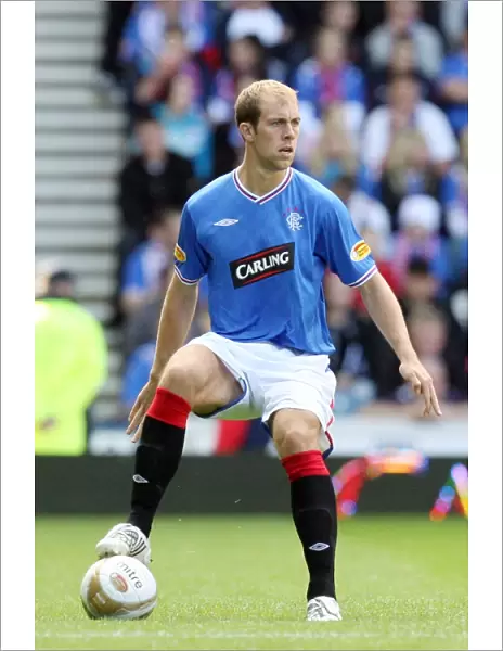 Steven Whittaker in Action: Rangers vs Falkirk, Scottish Premier League, Ibrox, Glasgow