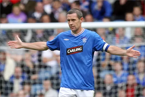 Rangers David Weir in Action Against Falkirk, Scottish Premier League, Ibrox
