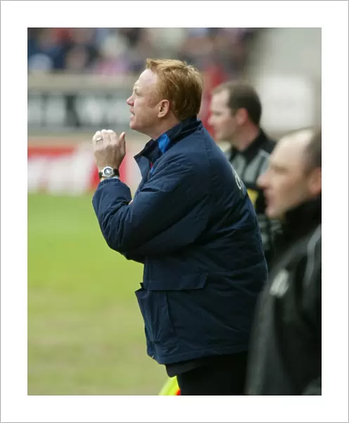 Alex McLeish and Rangers Secure Victory Over Motherwell (0-1), April 4, 2004